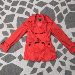 Green with Envy Women’s Coral Belted Raincoat